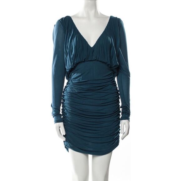 Saint Laurent ruched dress